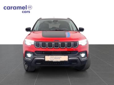 SPOTICAR Jeep Compass Trailhawk Phev 4x4 Automaat *leder*pano Dak*open D Tweedehands - Suv Oplaadbare Hybride Red - Brugge - 1200390688_2