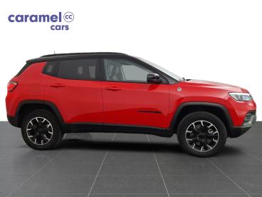 SPOTICAR Jeep Compass Trailhawk Phev 4x4 Automaat *leder*pano Dak*open D Tweedehands - Suv Oplaadbare Hybride Red - Brugge - 1200390688_3