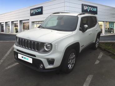 SPOTICAR Jeep Renegade 1 1.0 T3 120 4x2 Mtx Limited Tweedehands - Suv Benzine Blanc - Drogenbos - 1200360708_1