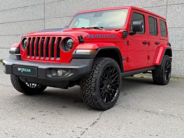 SPOTICAR Jeep Wrangler *gps*leder*22 Inch*camera*  Rubicon Phev Occasions - Suv Hybride Rouge - Oostende - 1200366061_1