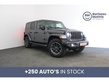 SPOTICAR Jeep Wrangler Sahara 80th Anniversary 4x4 *radio*gps*camera+sens Occasions - Suv Essence Gris - Roeselare - 400367032_1