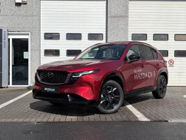 SPOTICAR Mazda Cx-5 2.5l E-skyactiv G -homura Tweedehands - Suv Hybrid Red - Gent - 1200379699_1