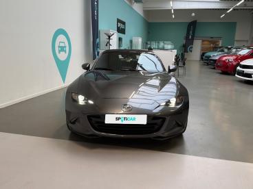 SPOTICAR Mazda Mx5 4 1.5 Skyactiv-g 132 Skycruise Takumi Occasions - Coupé-cabriolet Essence Gris - Drogenbos - 1200371498_2
