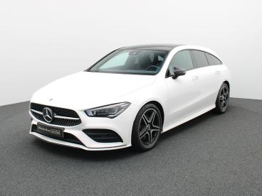 SPOTICAR Mercedes Cla 200 Amg Line Shooting Brake + Panoramisch Dak + Ca Occasions - Berline Essence Wit - Genk - 1200375531_1