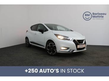 SPOTICAR Nissan Micra 1.0 Benzine N-design *dab*gps*airco*cruise Control Occasions - Citadine Essence Blanc - Roeselare - 400367057_1