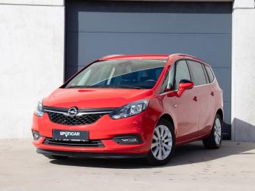 SPOTICAR Opel Zafira Tourer 1.6 Mt6 Cng|leder|camera|navi Occasions - Monospace Gpl Rouge - Oostende - 400350307_1