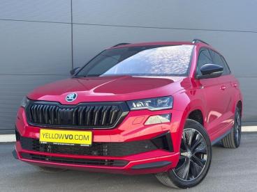 SPOTICAR Skoda Karoq Sportline / Dsg7 / 1.5 Tsi Tweedehands - Suv Benzine Red - Libramont-chevigny - 1200388298_3
