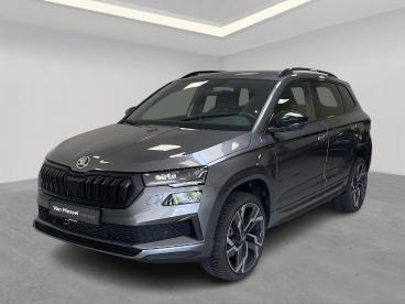 SPOTICAR Skoda Karoq 1.5 Tsi 110kw Dsg7 Sportline Occasions - Suv Essence Grijs - Hasselt - 1200388769_1