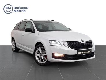 SPOTICAR Skoda Octavia 1.5tsi 150pk Dsg*trekhaak Afneembaar*carplay*navig Tweedehands - Berline Benzine White - Roeselare - 1200395021_1