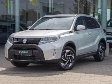 SPOTICAR Suzuki Vitara 1.4 Hybrid 100pk|navi|carplay|zetelverwarming|came Occasions - Suv Hybride Zilver - Torhout - 1200379953_1
