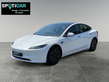 SPOTICAR Tesla Model 3 Standard Rwd 283 Pk Pano,leder,gps, Autopilot Occasions - Berline Electrique Blanc - Erpe-mere - 1200378525_1