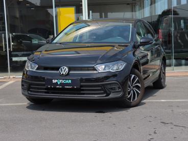 SPOTICAR Volkswagen Polo 1.0 |facelift|camera|airco|verw. Zetels| Tweedehands - Citadine Benzine Noir - Oostende - 400359033_1