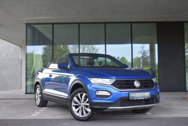SPOTICAR Volkswagen T-roc Cabrio Tsi *leder*navi*parkeersensoren*trekhaak Occasions - Suv Essence Bleu - Loppem - 1200375224_5