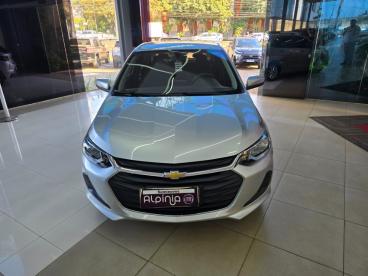 SPOTICAR Chevrolet Onix 1.0 Flex Lt Manual Usada - Hatch Flex Prata - Ribeirao Preto - 500040650_2