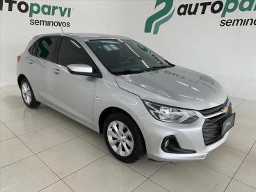 SPOTICAR Chevrolet Onix 1.0 Turbo Flex Ltz Manual Usada - Picape Flex Prata - Olinda - 500043658_1