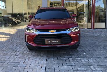SPOTICAR Chevrolet Tracker 1.2 Turbo Flex Premier Automatico Usada - Picape Flex Vermelho - Joacaba - 500044133_1