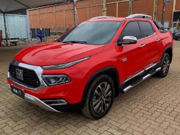 SPOTICAR Fiat Toro 2.0 16v Turbo Diesel Ranch 4wd At9 Usada - Picape Diesel Vermelho - Canoas - 500026421_1