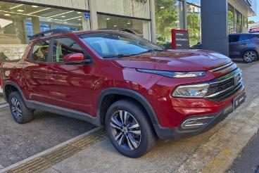 SPOTICAR Fiat Toro 1.3 Turbo 270 Flex Freedom At6 Usada - Picape Flex Vermelho - Campos Novos - 500044412_2
