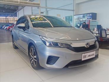 SPOTICAR Honda City 1.5 I-vtec Flex Ex Cvt Usada - Picape Flex Cinza - Santos - 500028935_1