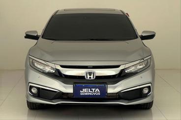 SPOTICAR Honda Civic 1.5 16v Turbo Gasolina Touring 4p Cvt Usada - Hatch Gasolina Prata - Teresina - 500015944_1