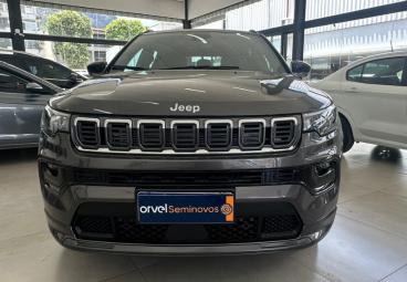 SPOTICAR Jeep Compass 2.0 Hurricane 4 Turbo Gasolina Overland At9 Usada - Suv Gasolina Cinza - Governador Valadares - 500043410_1