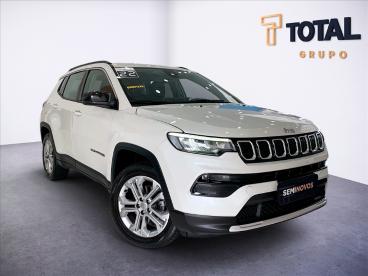 SPOTICAR Jeep Compass 1.3 T270 Turbo Flex Longitude At6 Usada - Suv Flex Branco - Atibaia - 500044777_2