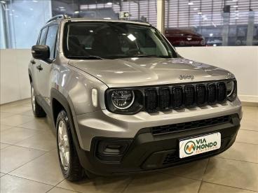 SPOTICAR Jeep Renegade 1.3 T270 Turbo Flex Sport At6 Usada - Suv Flex Prata - Pouso Alegre - 500014702_1