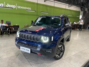 SPOTICAR Jeep Renegade 1.3 T270 Turbo Flex Trailhawk 4x4 At9 Usada - Suv Flex Azul - Santos - 500016067_1