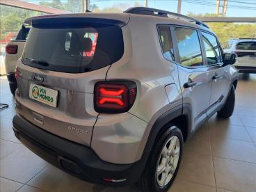 SPOTICAR Jeep Renegade 1.3 T270 Turbo Flex Sport At6 Usada - Suv Flex Prata - Itajuba - 500023842_5