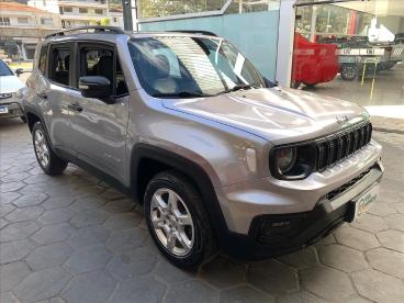 SPOTICAR Jeep Renegade 1.3 T270 Turbo Flex Sport At6 Usada - Suv Flex Prata - Pocos De Caldas - 500025159_1