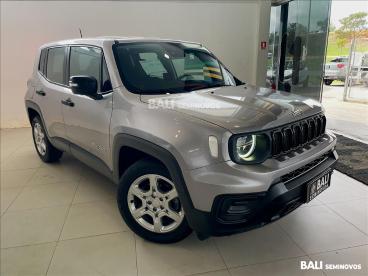 SPOTICAR Jeep Renegade 1.3 T270 Turbo Flex At6 Usada - Suv Flex Prata - Brasilia - 500043524_1