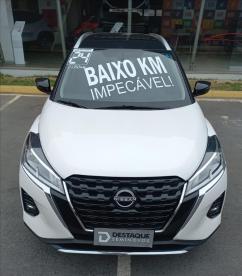 SPOTICAR Nissan Kicks 1.6 16v Flexstart Advance Xtronic Usada - Picape Flex Branco - Caraguatatuba - 500029603_1