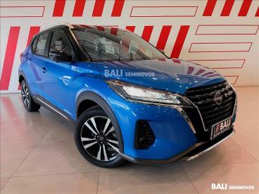 SPOTICAR Nissan Kicks 1.6 16v Flexstart Exclusive Xtronic Usada - Picape Flex Azul - Brasilia - 500044044_1