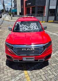 SPOTICAR Ram Rampage 2.0 Hurricane 4 Turbo Gasolina Laramie 4x4 Automat Usada - Picape Gasolina Vermelho - Caraguatatuba - 500044994_1