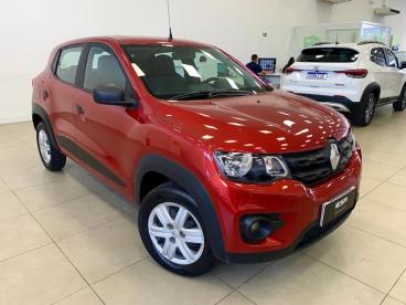 SPOTICAR Renault Kwid 1.0 12v Sce Flex Zen Manual Usada - Hatch Flex Vermelho - Porto Alegre - 500012587_1