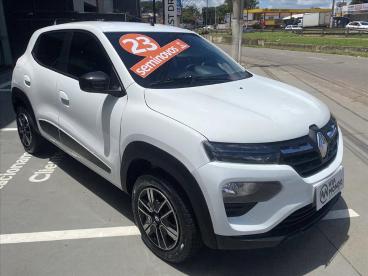 SPOTICAR Renault Kwid 1.0 12v Sce Flex Intense Manual Usada - Picape Flex Branco - Pouso Alegre - 500014637_1
