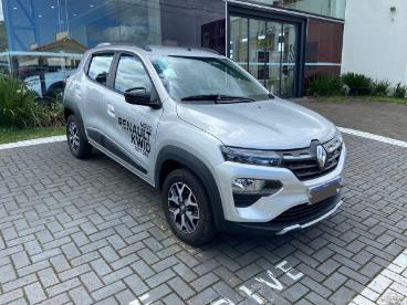 SPOTICAR Renault Kwid 1.0 12v Sce Flex Outsider Manual Usada - Hatch Flex Prata - Porto Alegre - 500017359_1