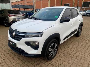 SPOTICAR Renault Kwid 1.0 12v Sce Flex Intense Manual Usada - Hatch Flex Branco - Porto Alegre - 500025565_1