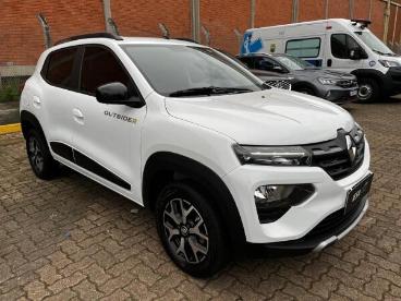 SPOTICAR Renault Kwid 1.0 12v Sce Flex Outsider Manual Usada - Hatch Flex Branco - Canoas - 500028921_3