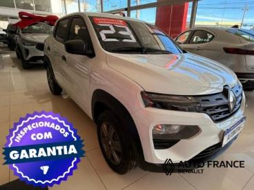 SPOTICAR Renault Kwid 1.0 12v Sce Flex Zen Manual Usada - Picape Flex Branco - Marica - 500044354_1