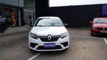 SPOTICAR Renault Logan 1.0 12v Sce Flex Life Manual Usada - Sedan Flex Branco - Blumenau - 500022186_3