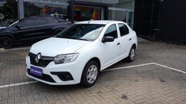 SPOTICAR Renault Logan 1.0 12v Sce Flex Life Manual Usada - Sedan Flex Branco - Blumenau - 500022186_4