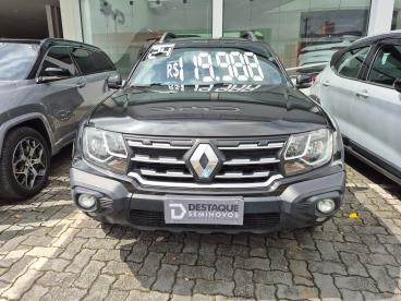 SPOTICAR Renault Oroch 1.3 Tce Flex Outsider X-tronic Usada - Picape Flex Preto - Mogi Das Cruzes - 500045045_4
