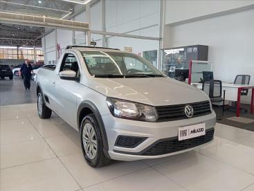 SPOTICAR Volkswagen Saveiro 1.6 Msi Trendline Cs 16v Flex 2p Manual Usada - Picape Flex Prata - Santos - 500025491_1