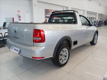 SPOTICAR Volkswagen Saveiro 1.6 Msi Trendline Cs 16v Flex 2p Manual Usada - Picape Flex Prata - Santos - 500025491_4