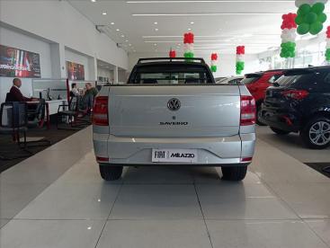 SPOTICAR Volkswagen Saveiro 1.6 Msi Trendline Cs 16v Flex 2p Manual Usada - Picape Flex Prata - Santos - 500025491_5