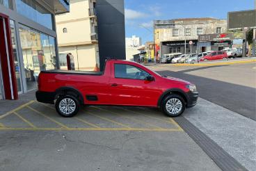 SPOTICAR Volkswagen Saveiro 1.6 Robust Cs 8v Flex 2p Manual Usada - Picape Flex Vermelho - Joacaba - 500043788_3