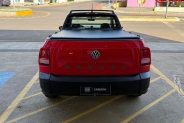 SPOTICAR Volkswagen Saveiro 1.6 Robust Cs 8v Flex 2p Manual Usada - Picape Flex Vermelho - Joacaba - 500043788_5