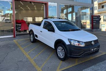 SPOTICAR Volkswagen Saveiro 1.6 Msi Robust Cs 8v Flex 2p Manual Usada - Picape Flex Branco - Capinzal - 500044348_2