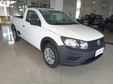 SPOTICAR Volkswagen Saveiro 1.6 Msi Robust Cs 16v Flex 2p Manual Usada - Picape Flex Branco - Sao Bento Do Sul - 500044577_1